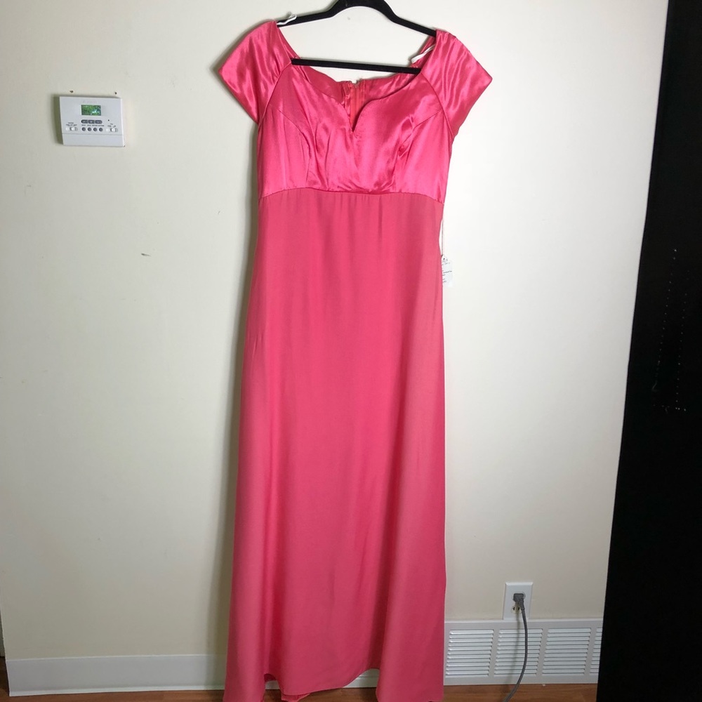 Vintage size 14 coral event dress